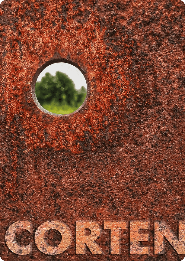 Evoluzione naturale del corten nel tempo