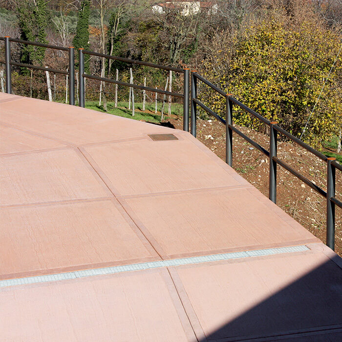 Corten fencing