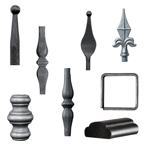 Uprights, accessories and components